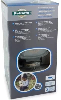PetSafe Cl Ture Anti-Fugue De Luxe Avec Fil Pour Chats In-Ground Cat Fence