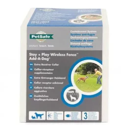 PetSafe Collier-R Cepteur Suppl Mentaire Add-A-Dog® Pour Le Syst Me Anti-Fugue Sans Fil Stay & Play® Wireless Fence