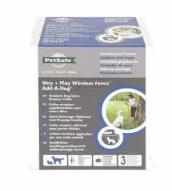 PetSafe Collier-R Cepteur Suppl Mentaire Add-A-Dog® Pour Chien T Tu Pour Le Syst Me Anti-Fugue Sans Fil Stay & Play® Wireless Fence