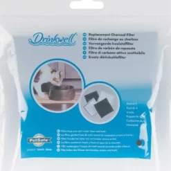 PetSafe Filtre Au Charbon De Rechange Drinkwell® Fontaines Avec Un Flux D'Eau (Pack De 4)