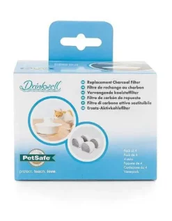 PetSafe Filtre Au Charbon De Rechange Drinkwell® Fontaines En C Ramique Pour Animaux De Compagnie (Pack De 4)