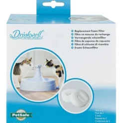PetSafe Filtre En Mousse De Rechange Drinkwell® Fontaines 360 En Plastique Pour Animaux De Compagnie (Pack De 2)