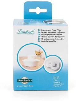 PetSafe Filtre En Mousse De Rechange Drinkwell® Fontaines 360 En Acier Inoxydable Et En C Ramique Pour Animaux De Compagnie (Pack De 2)