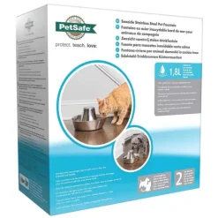 PetSafe Fontaine En Acier Inoxydable ® Pour Animaux De Compagnie Seaside